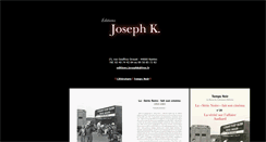 Desktop Screenshot of editions-josephk.com